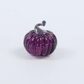 Proper Purple Dinky Everlasting Pumpkin Glass Sculpture