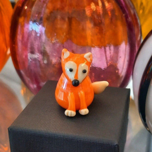 Dinky Mr. Fox Glass Sculpture