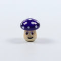 Dinky Blue Mushroom Glass Sculpture