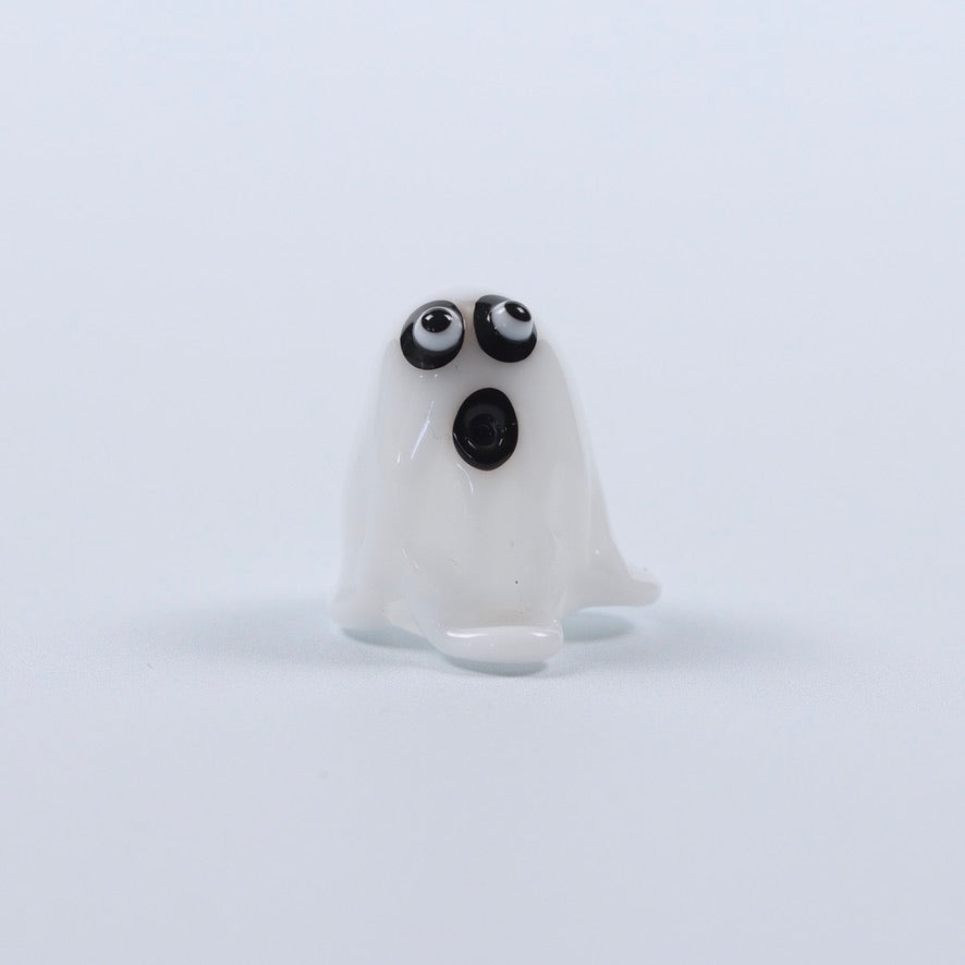 Dinky Halloween Ghost Glass Sculpture