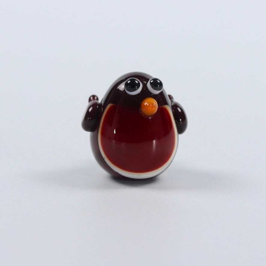 Dinky Robin Redbreast Glass Sculpture