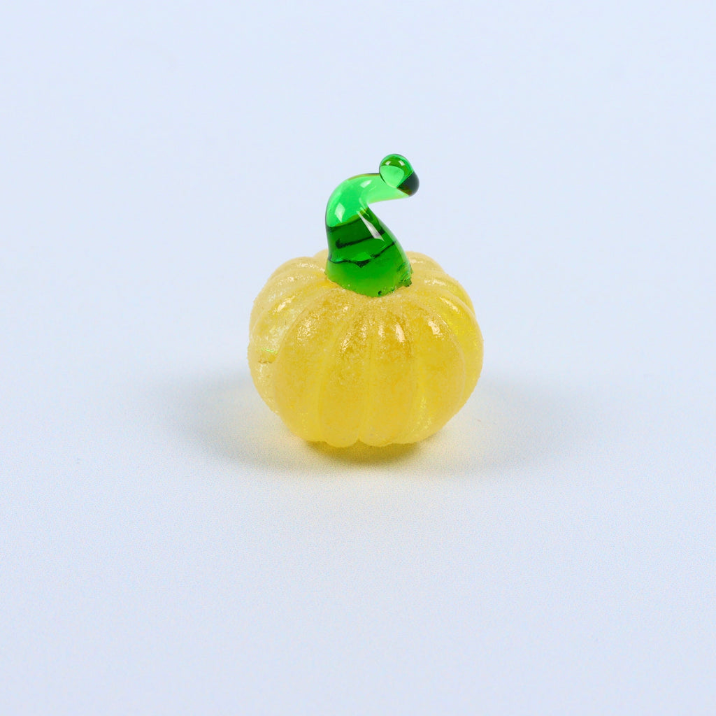Dinky 'Glow in the Dark''  Glass Pumpkin Sculpture