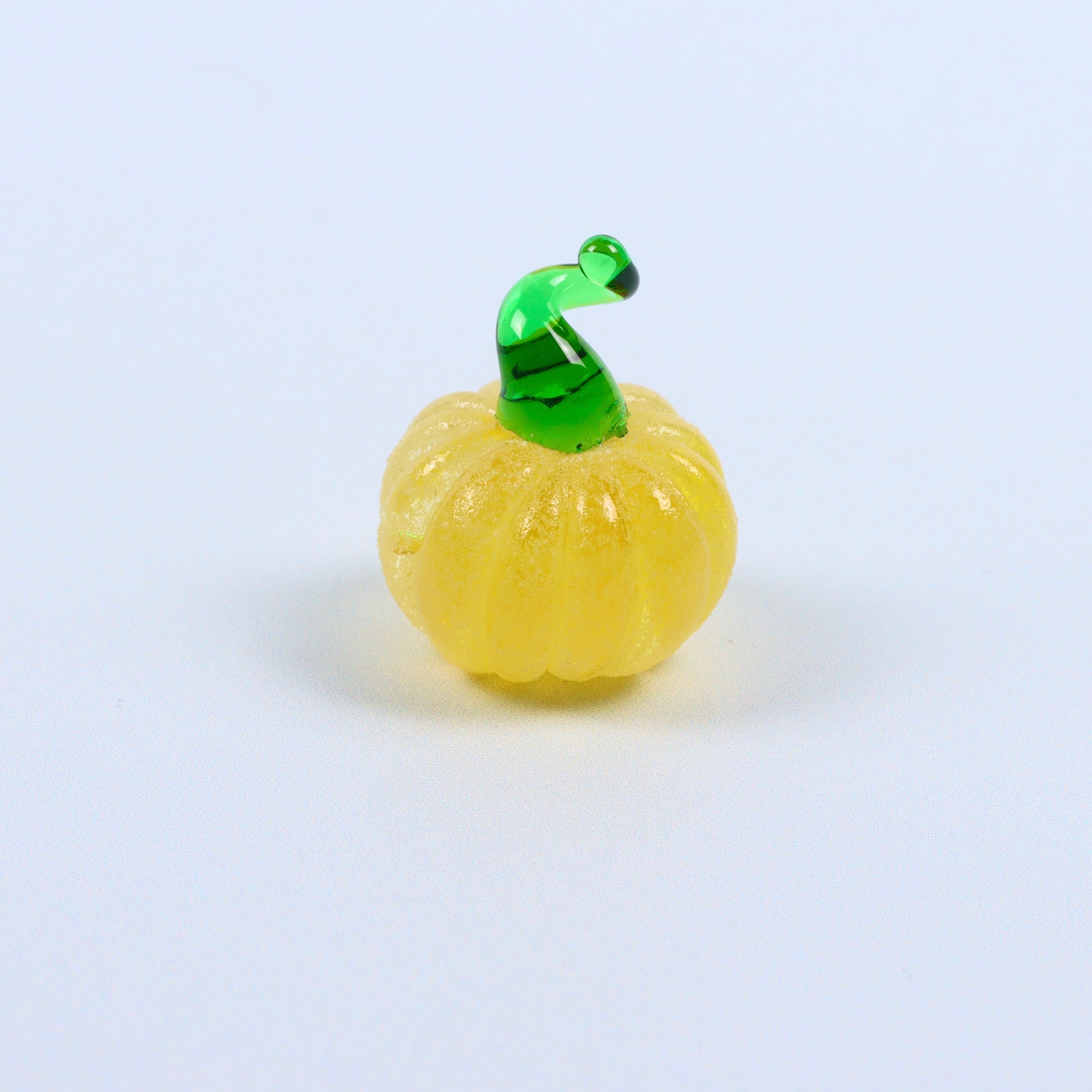 Dinky 'Glow in the Dark''  Glass Pumpkin Sculpture