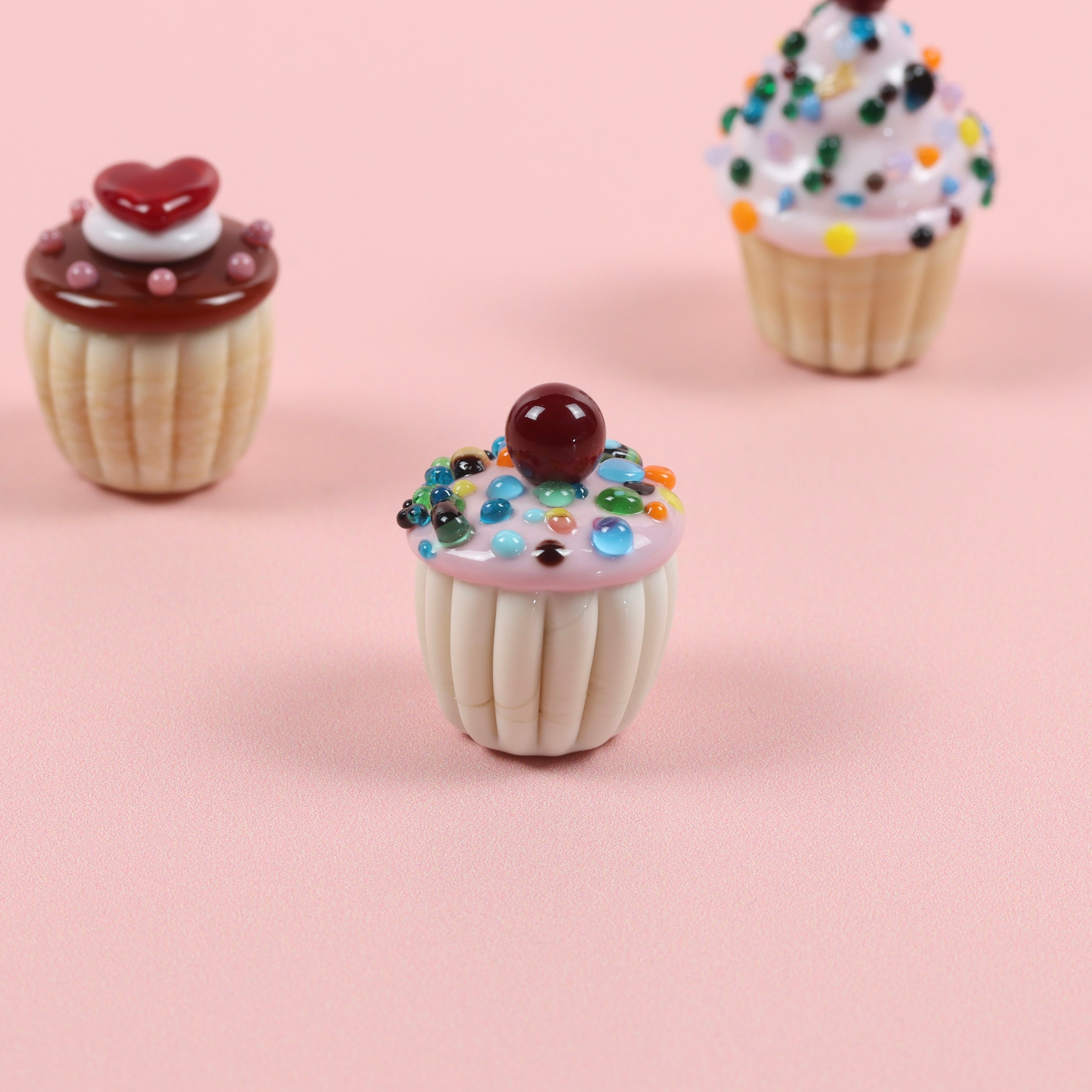 The Ultimate Dinky Cupcake Glass Sculpture