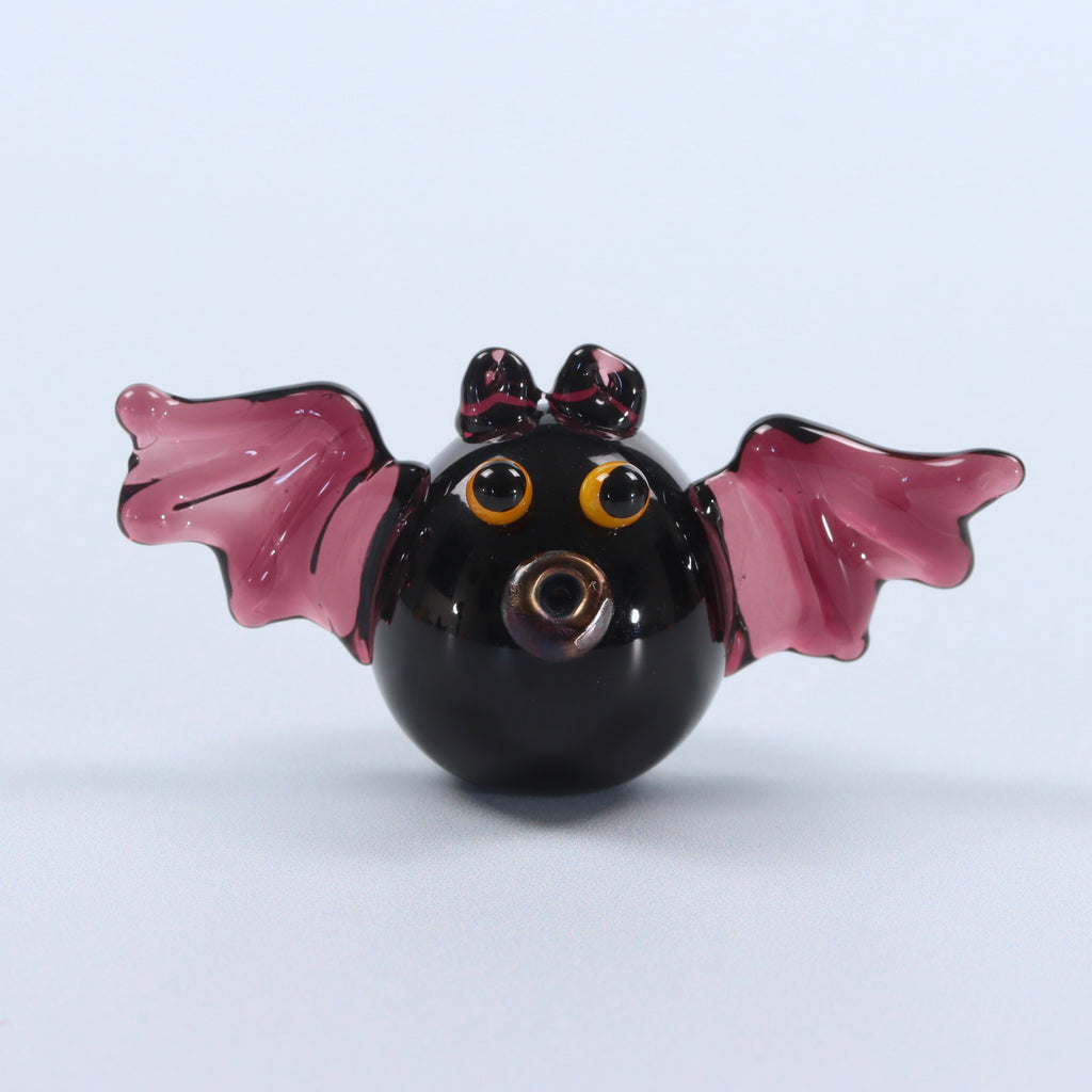 Dinky Halloween Bat Glass Sculpture