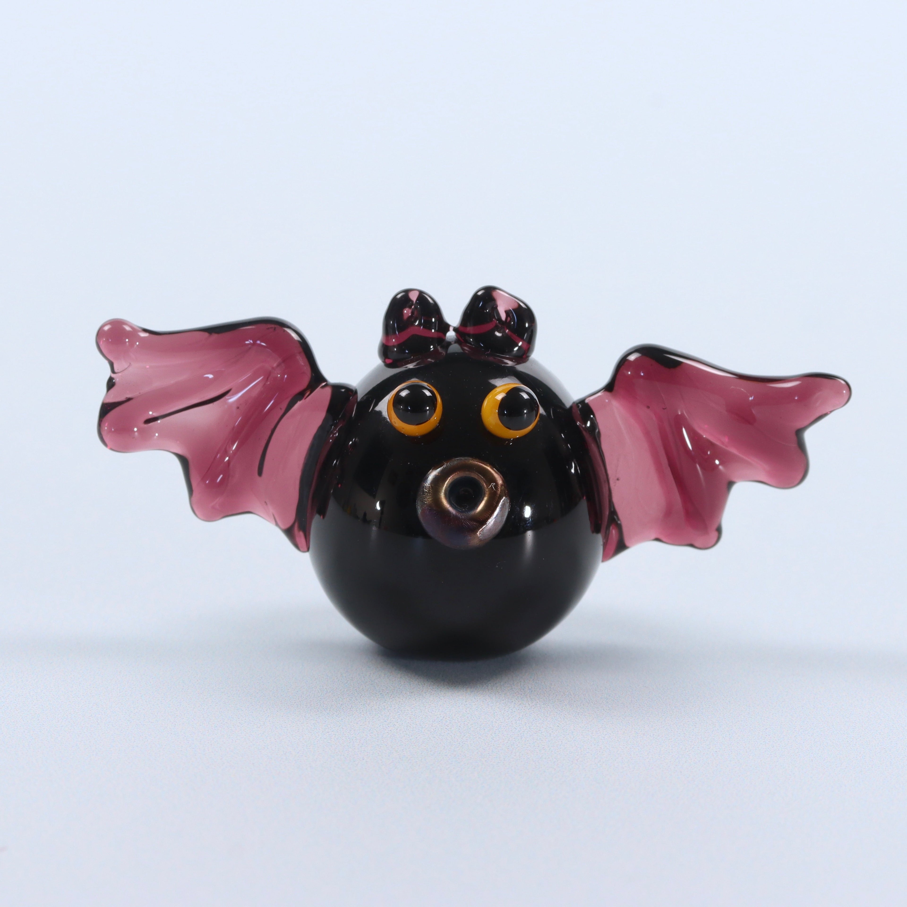 Dinky Halloween Bat Glass Sculpture