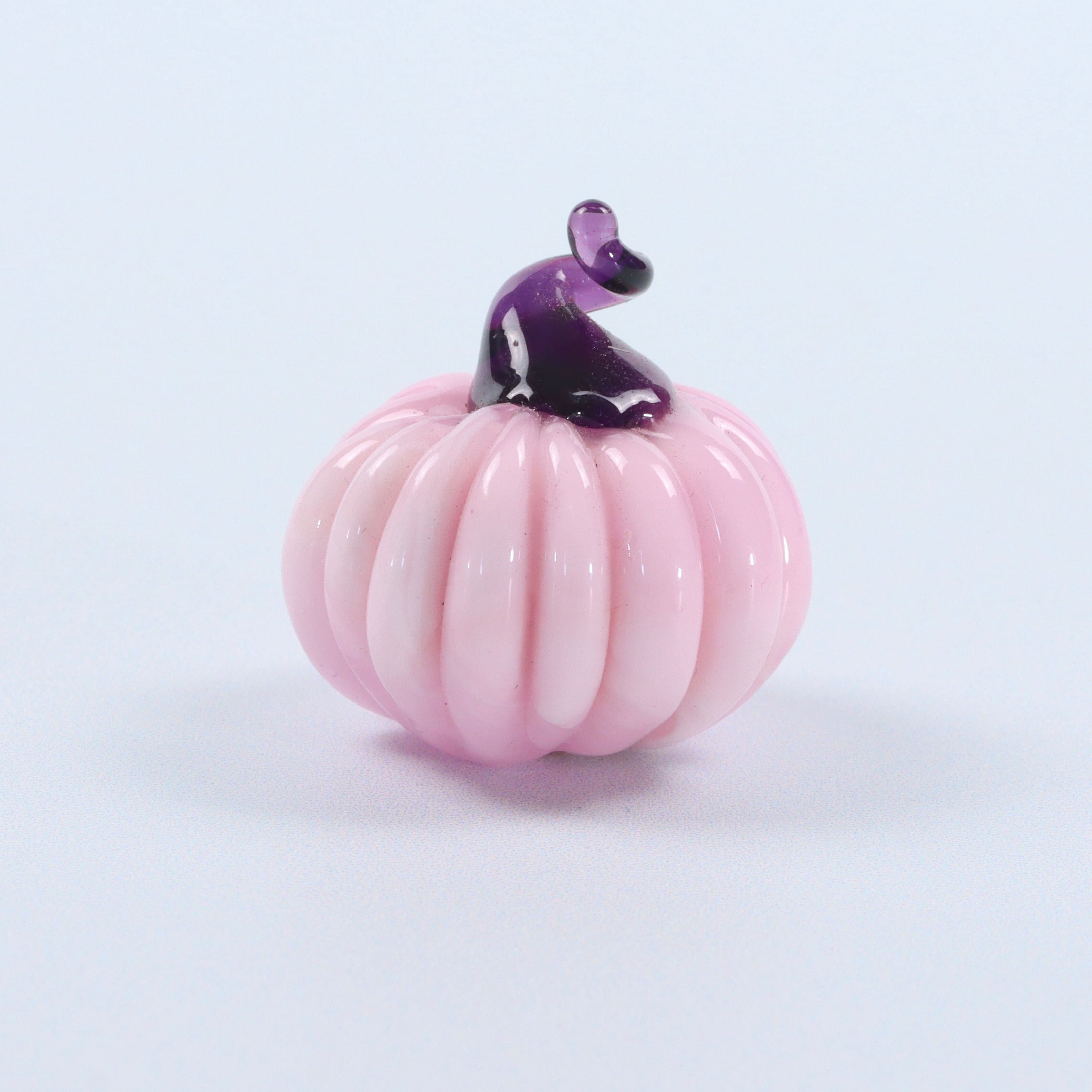 Baby Pink, Dinky Everlasting Pumpkin Glass Sculpture