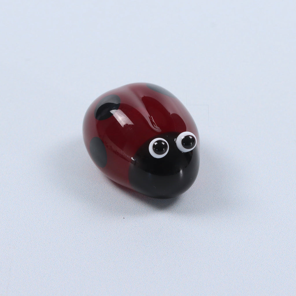 Dinky Ladybug Glass Sculpture
