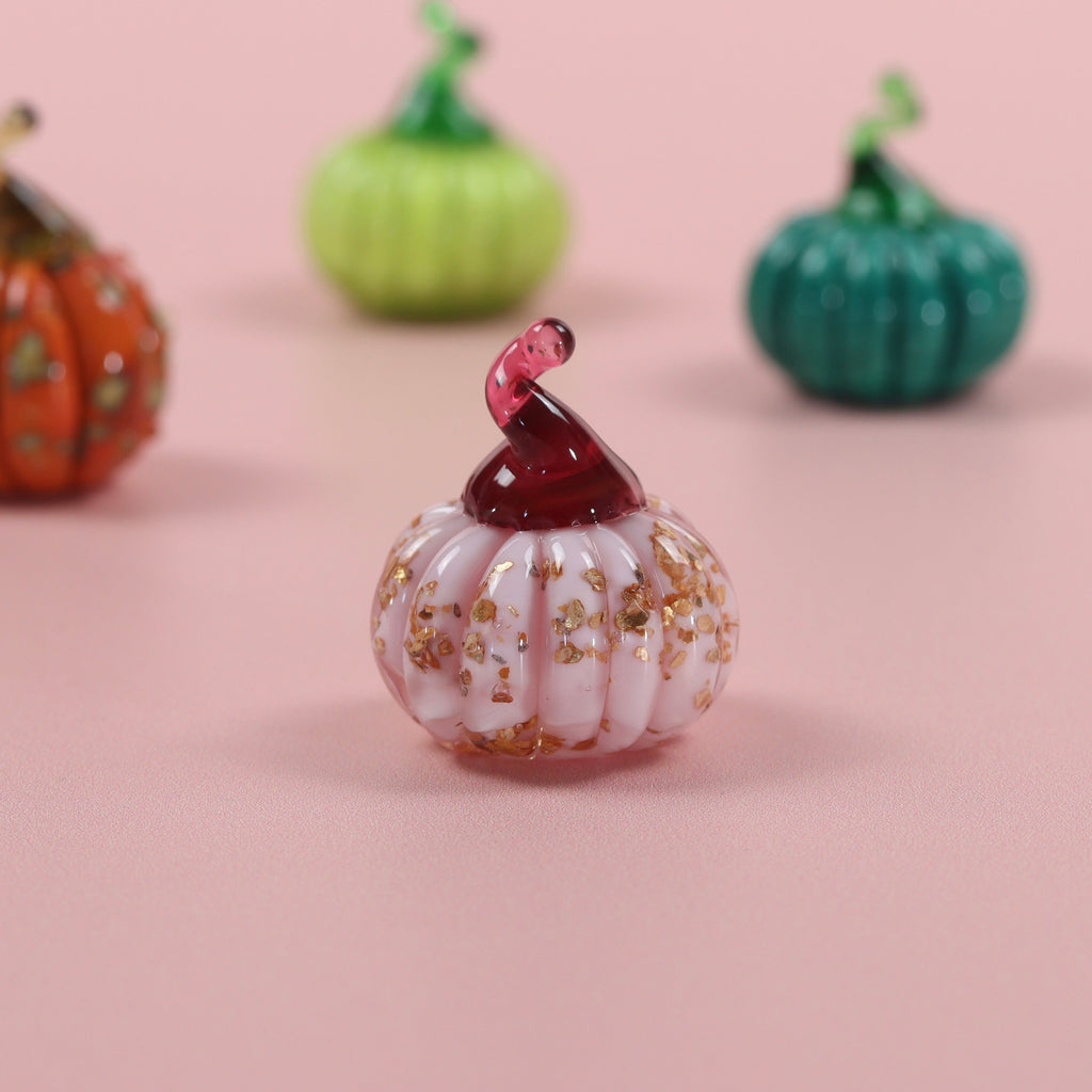Barbie Dream Glass Dinky Everlasting Pumpkin Glass Sculpture