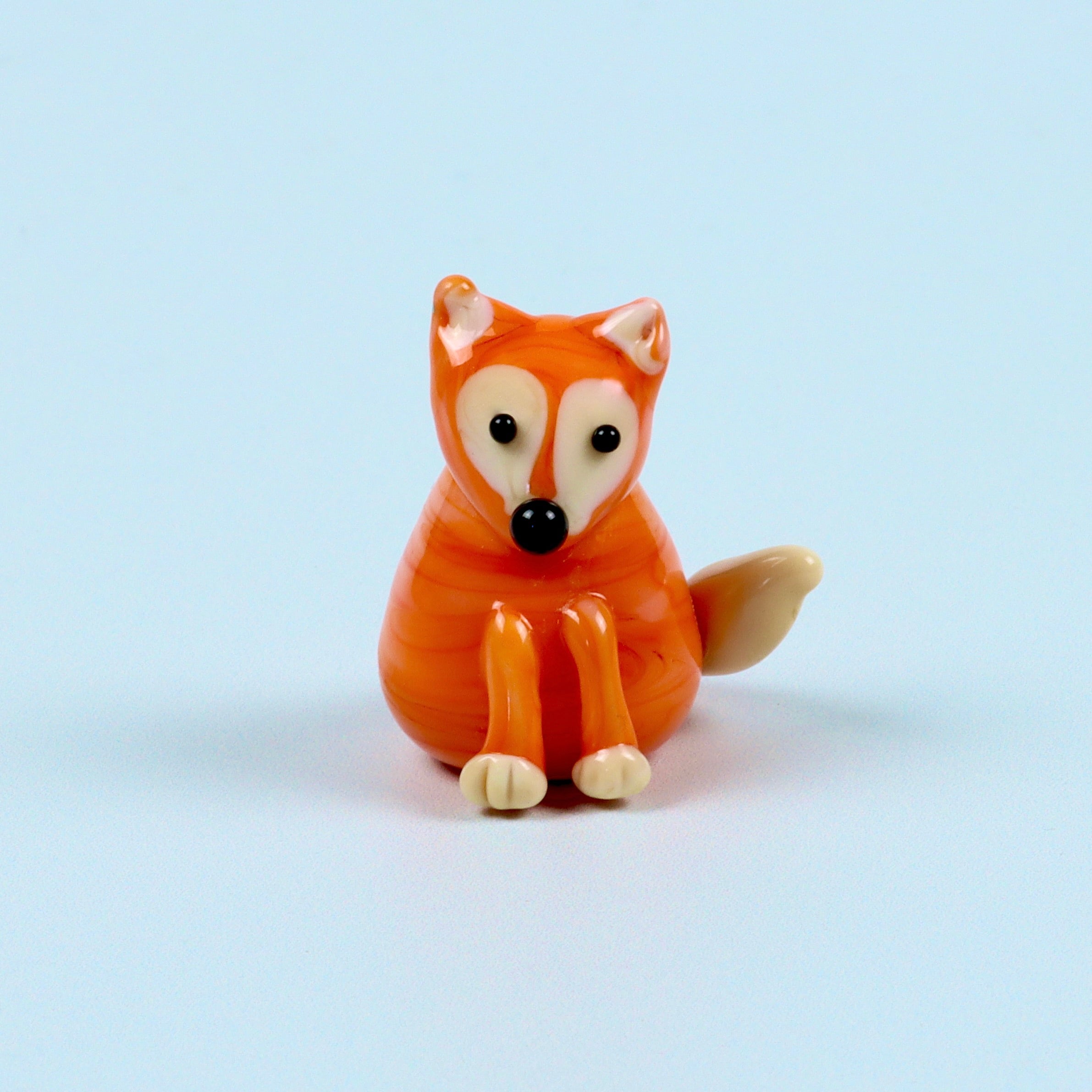 Dinky Mr. Fox Glass Sculpture