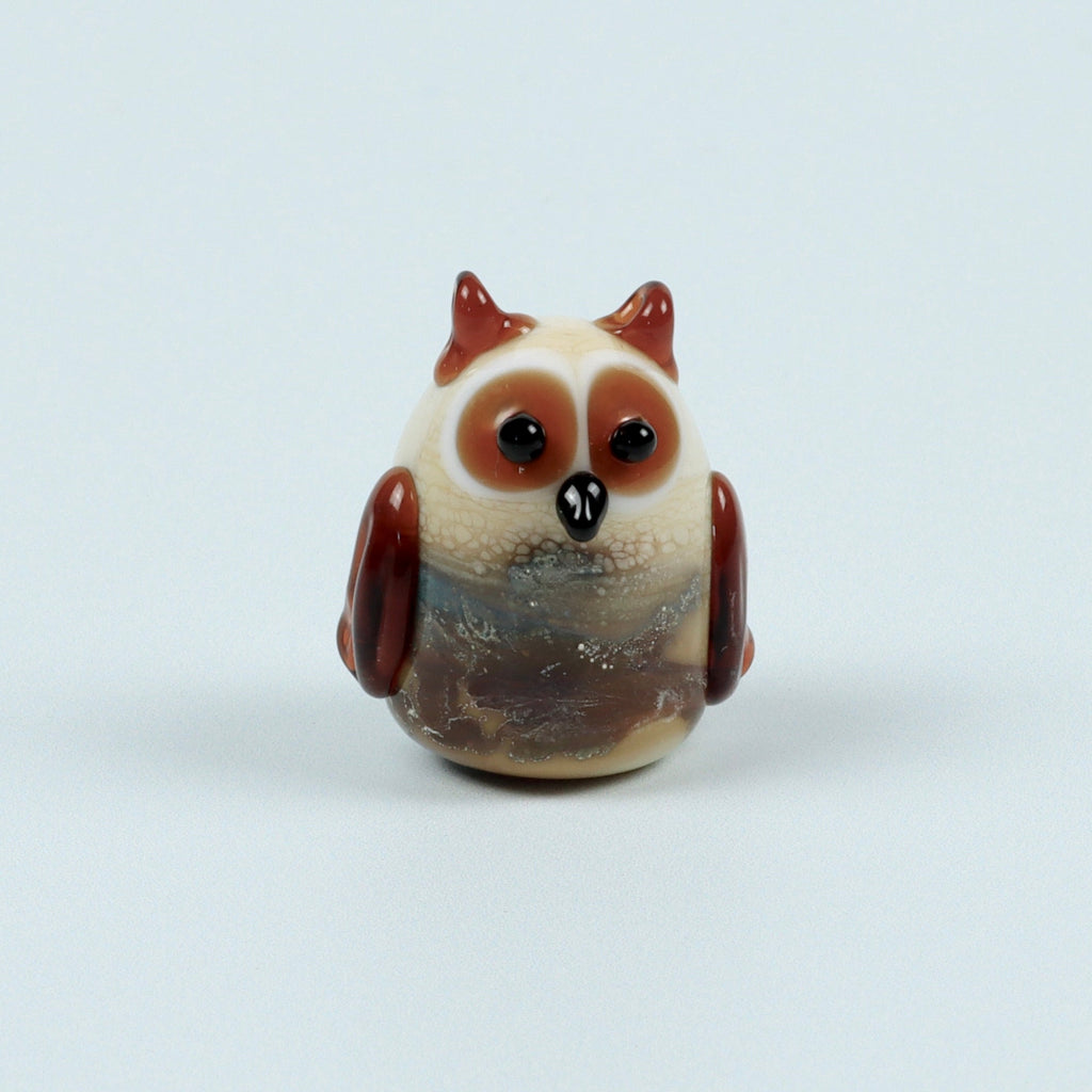 Dinky Owl Glass Sculpture