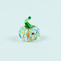 Dinky Everlasting Confetti Pumpkin Glass Sculpture