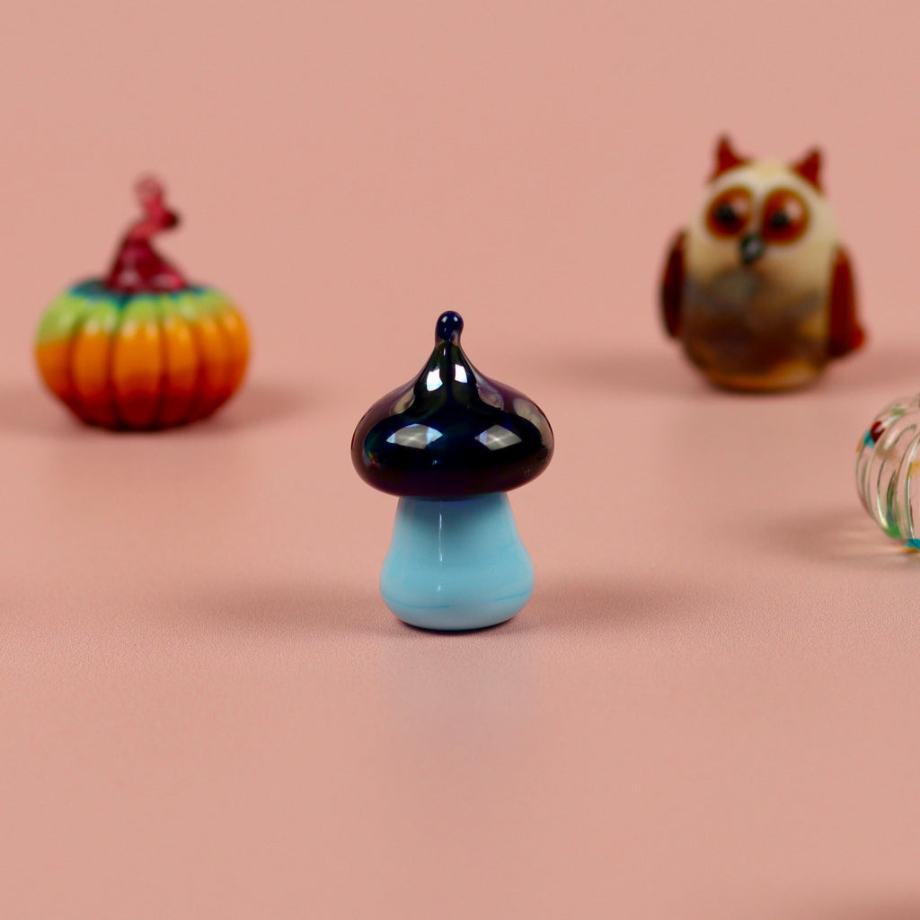 Dinky Aurora Toadstool Glass Sculpture