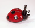 Dinky Ladybug Glass Sculpture