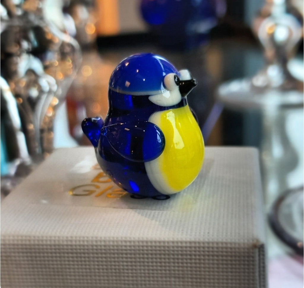 Dinky Blue Tit Glass Sculpture