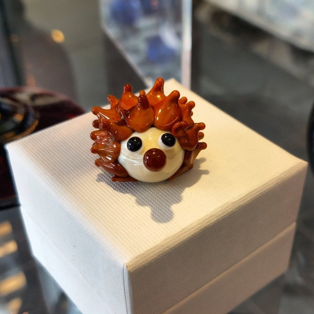 Dinky Hedgehog Glass Sculpture