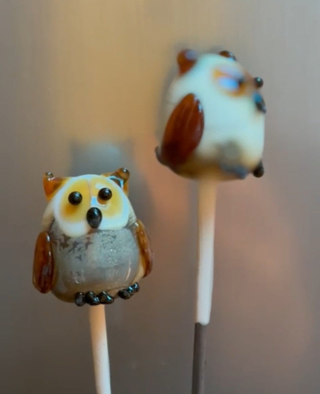 Dinky Owl Glass Sculpture